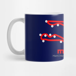 Miami Track Graphic Mug